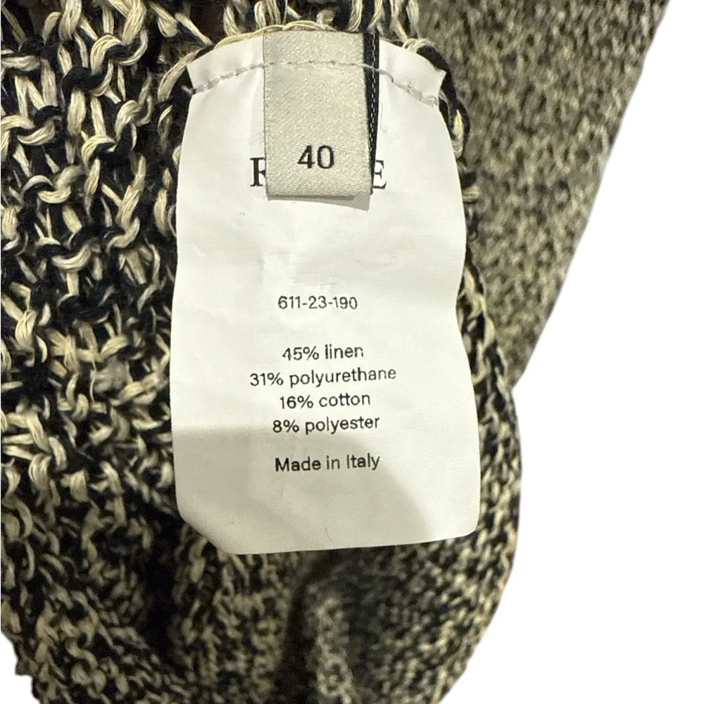 NWT RÓHE Mouline Maxi Knit linen cotton Designer luxury Italian Dress size 40/8 - Picture 8 of 9